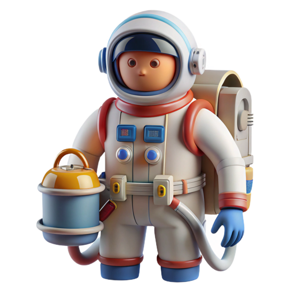captivating signature Space suit, astronaut gear, life support system. NO BACKGROUND with Transparent Background. png