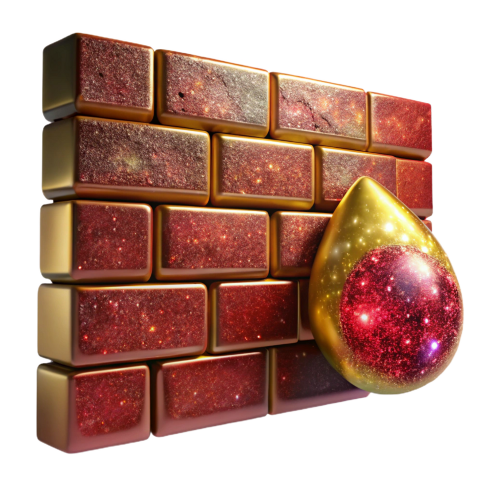 elegant artistic Red Brick Wall Texture Transparent high quality png