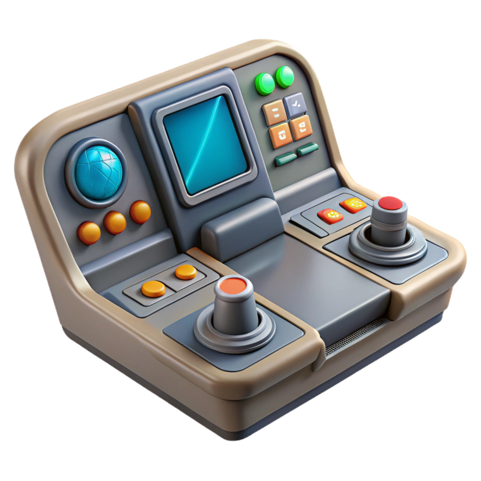 unforgettable organic Spaceship cockpit control panel, complex buttons, digital displays. NO BACKGROUND with Transparent Background. studio quality png