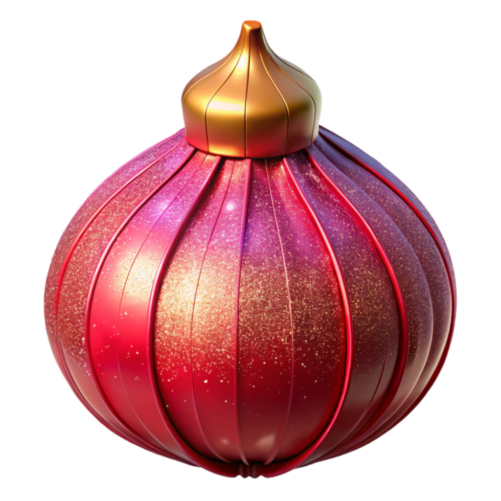 extraordinary minimalist Red Onion 3d Model with Layers Transparent png