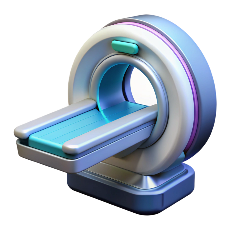 magnificent calm rustic Futuristic medical scanner, advanced technology, diagnostic tool, sleek design. NO BACKGROUND with Transparent Background. original png