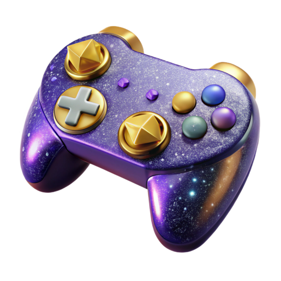 wonderful traditional Retro Game Controller Front View Cutout png