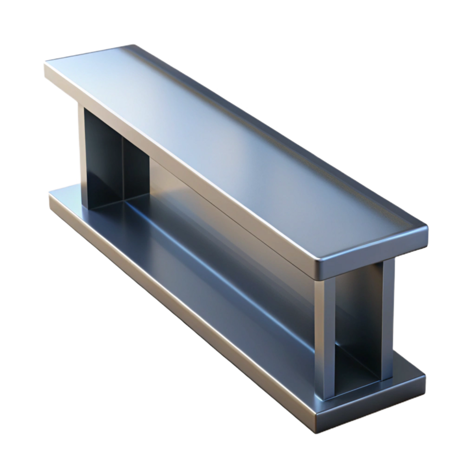 vibrant exceptional Steel I-beam NO BACKGROUND with Transparent Background. png