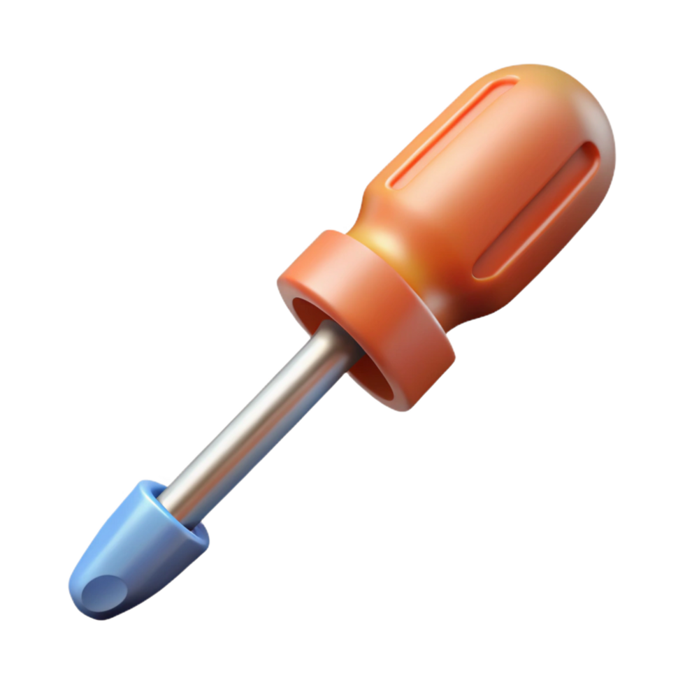 immaculate tranquil classic Screwdriver NO BACKGROUND with Transparent Background. crisp png