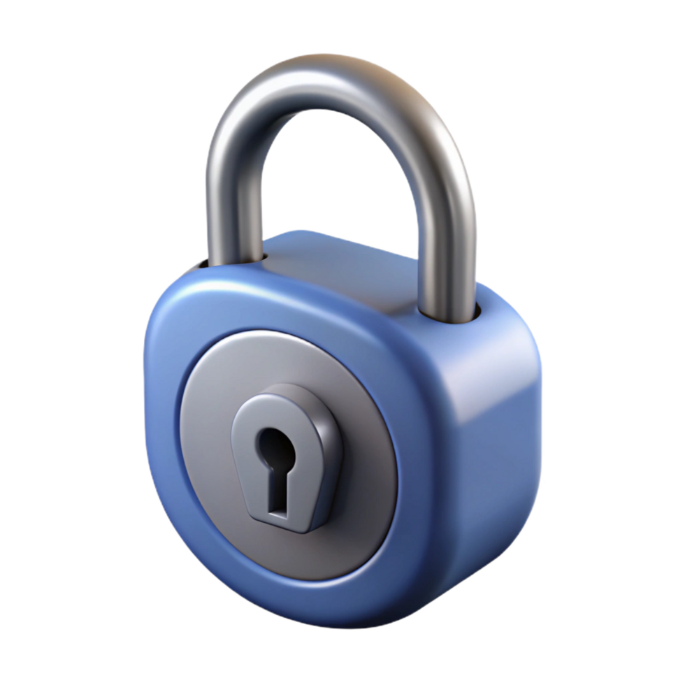 distinguished victorian Deadbolt lock NO BACKGROUND with Transparent Background. crisp png