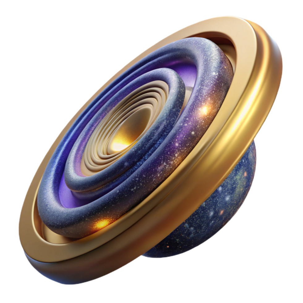 extraordinary creative Rotating Discs Illusion Transparent Background with Radial Gradient high resolution png