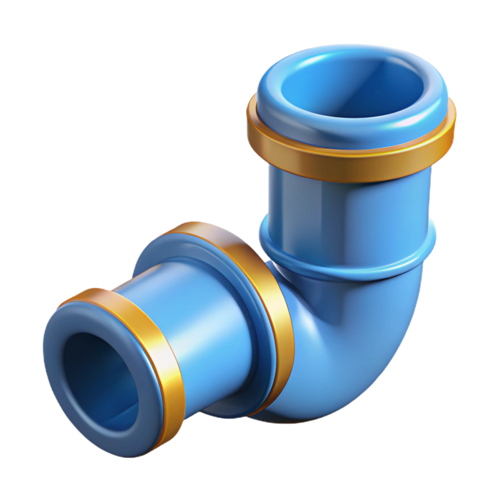 memorable abstract Plumbing pipe fitting NO BACKGROUND with Transparent Background. top-tier png