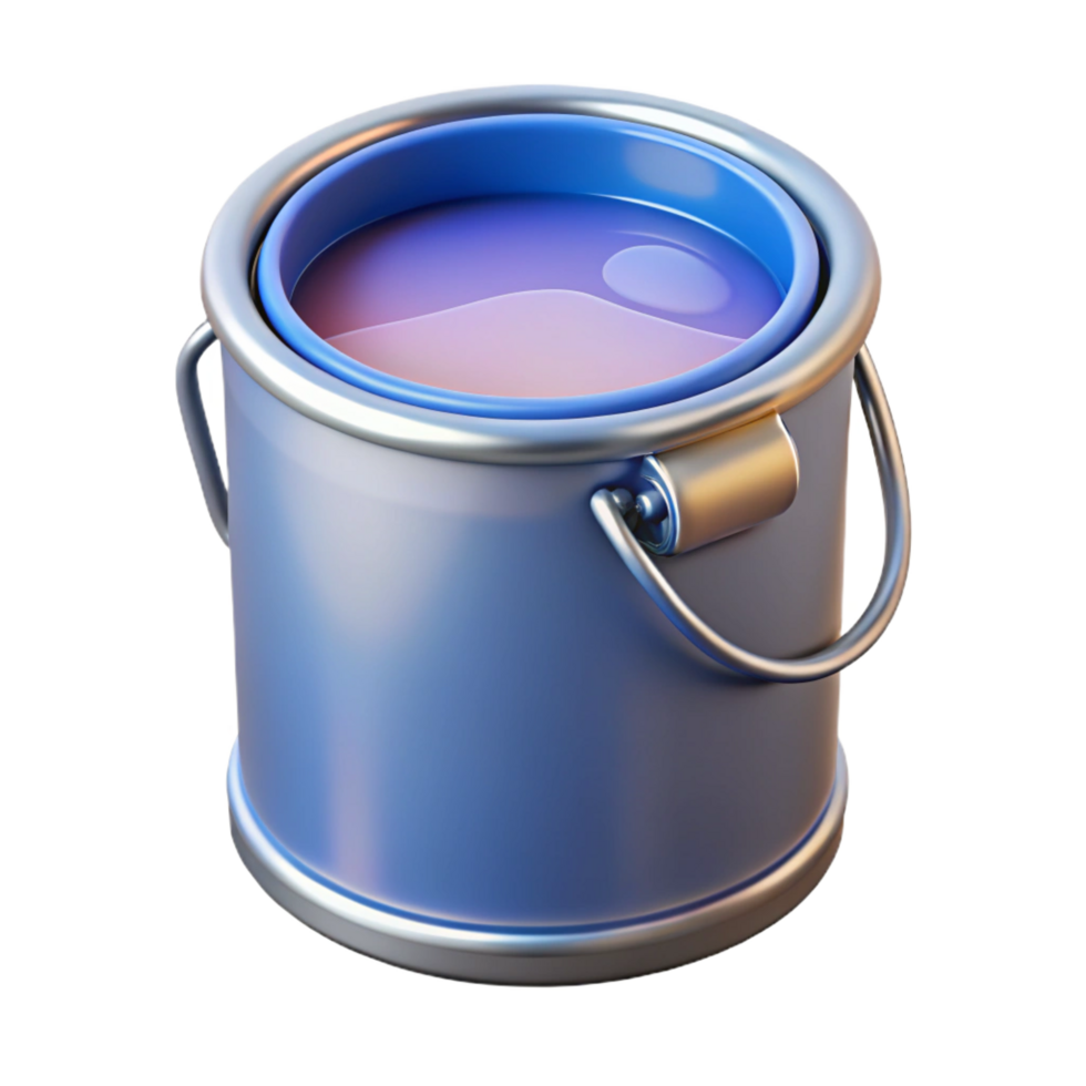 captivating coastal Can of paint NO BACKGROUND with Transparent Background. premium png
