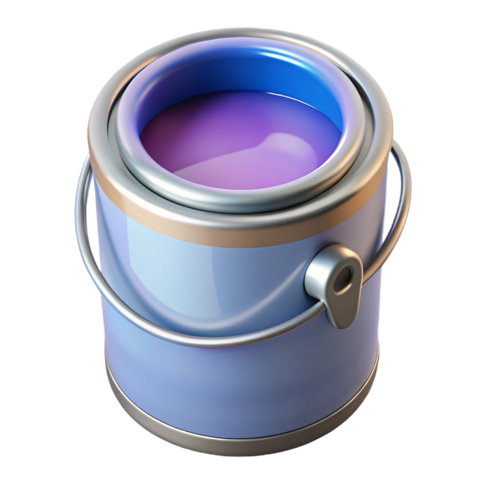 bold enchanting Can of paint NO BACKGROUND with Transparent Background. masterfully captured png