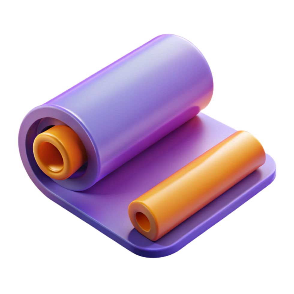 sumptuous avant-garde Roll of wallpaper NO BACKGROUND with Transparent Background. 8K png