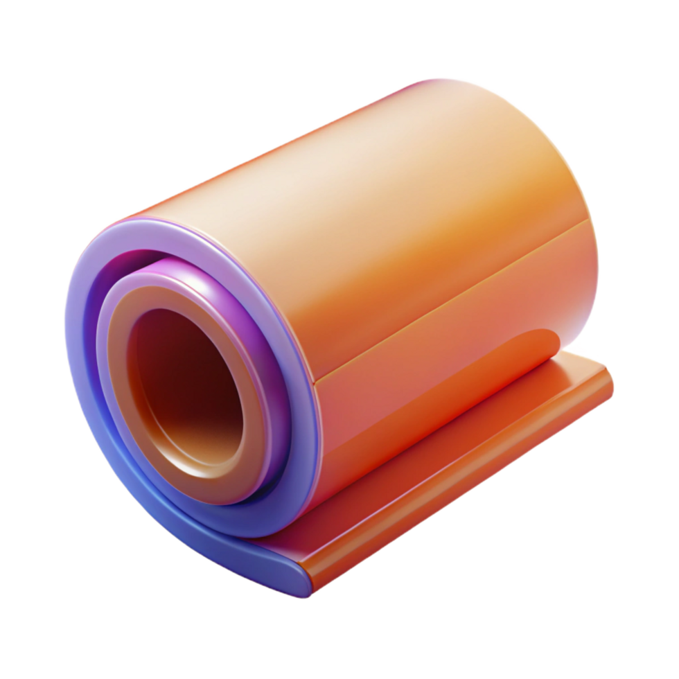 notable mid-century Roll of wallpaper NO BACKGROUND with Transparent Background. 4K png