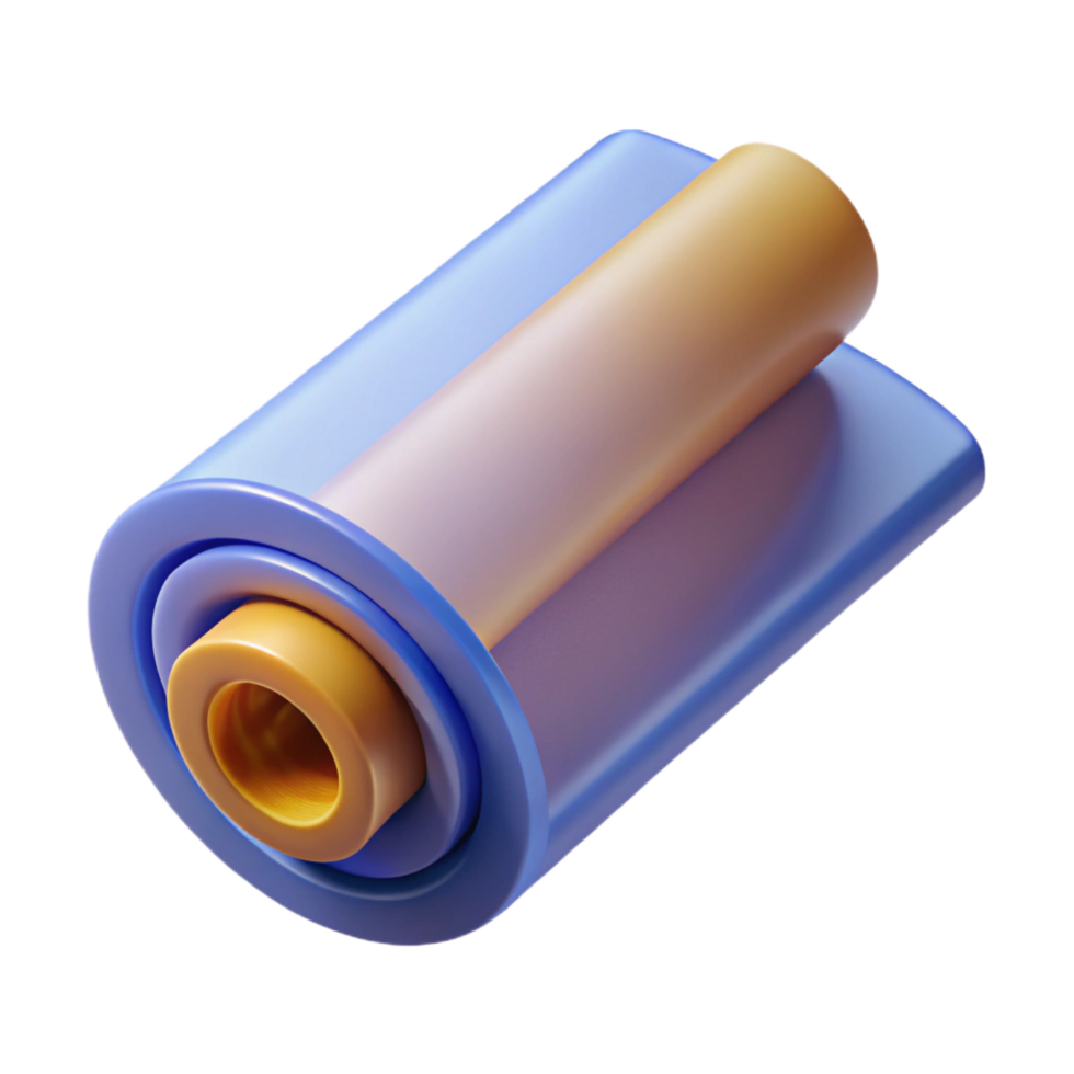 energetic immaculate Roll of wallpaper NO BACKGROUND with Transparent Background. authentic png