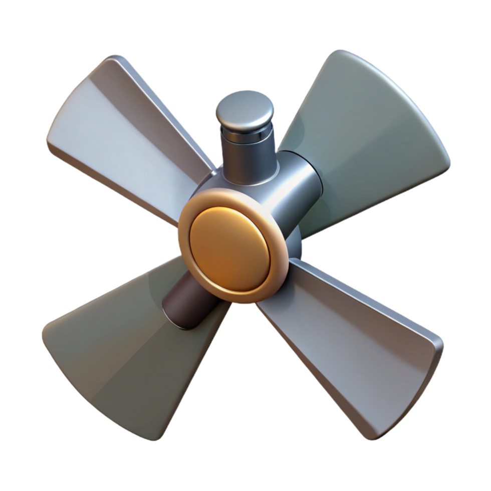 melancholic splendid Ceiling fan blade NO BACKGROUND with Transparent Background. top-tier png