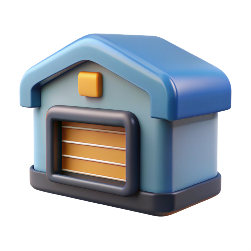 spectacular joyful abstract Garage door opener NO BACKGROUND with Transparent Background. crisp png