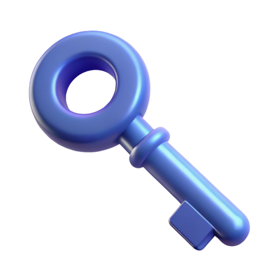 fascinating mysterious geometric Key NO BACKGROUND with Transparent Background. premium png