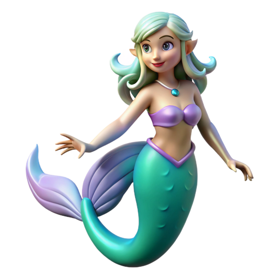 fascinating geometric Siren, mythical creature, alluring song, NO BACKGROUND with Transparent Background. detailed png