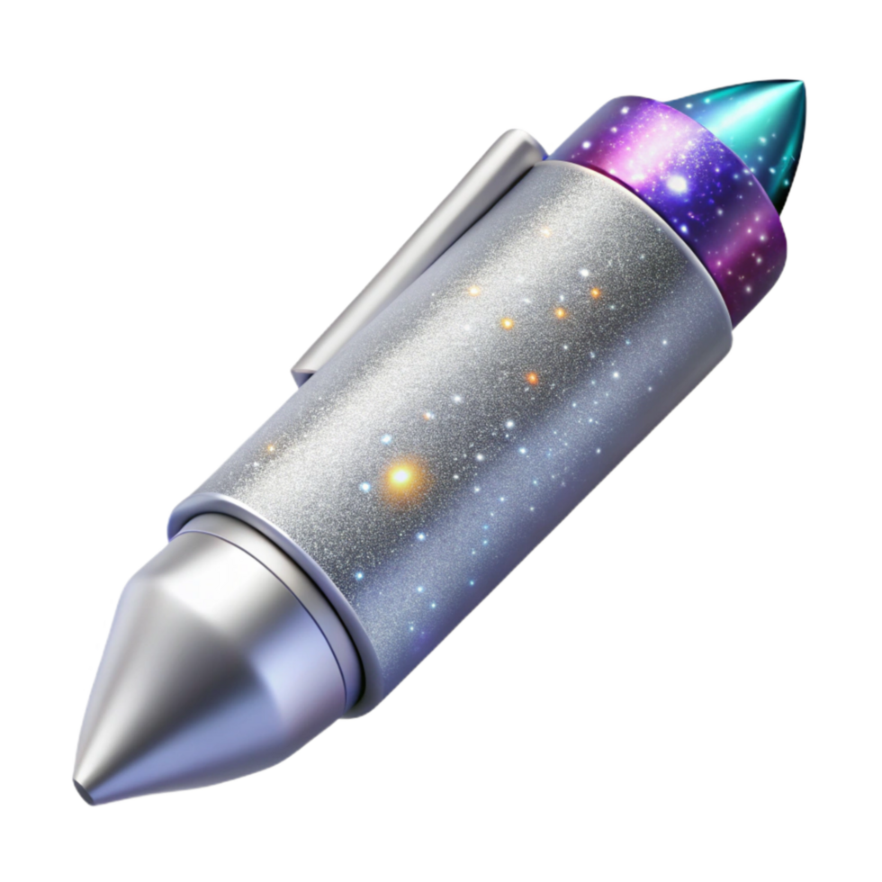 extraordinary creative Silver Metallic Marker Pen Cutout professional png