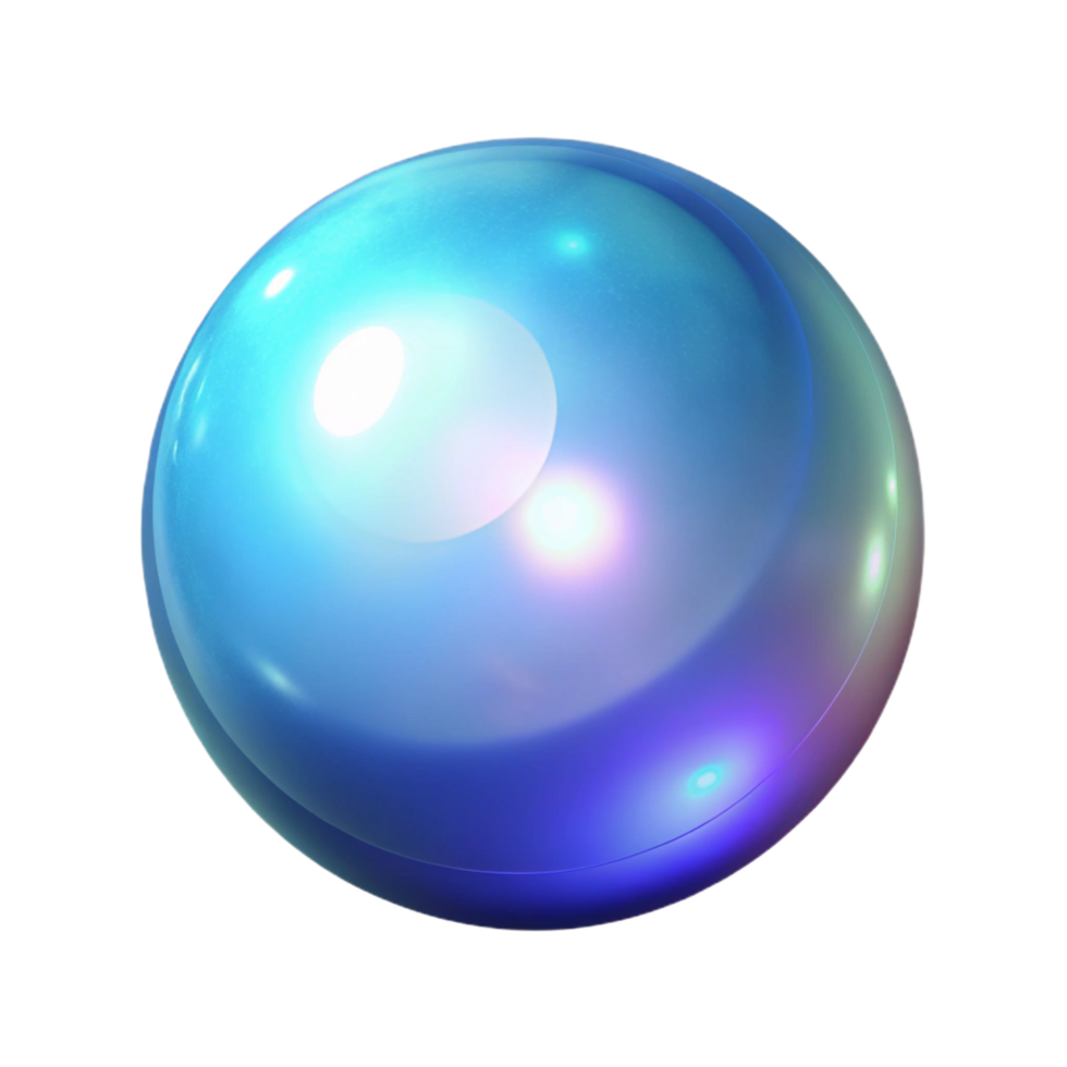 tranquil radiant A single, glowing orb of pure magical energy. NO BACKGROUND with Transparent Background. refined png