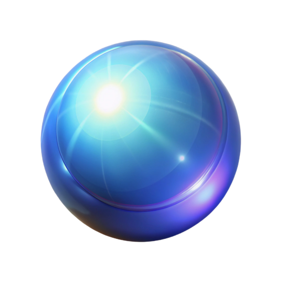 passionate sumptuous A single, glowing orb of pure magical energy. NO BACKGROUND with Transparent Background. fine detail png