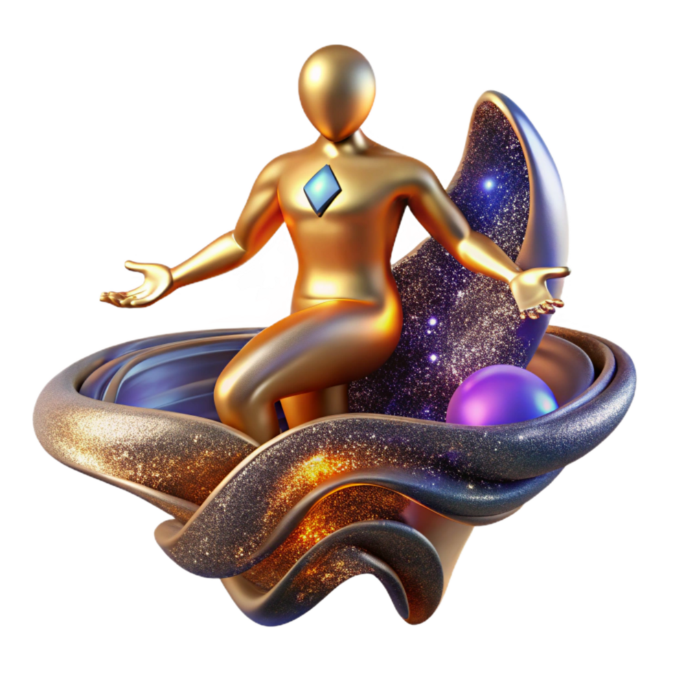 extraordinary traditional Stylized Human Figure Iconography Isolated with Dynamic Pose exclusive png