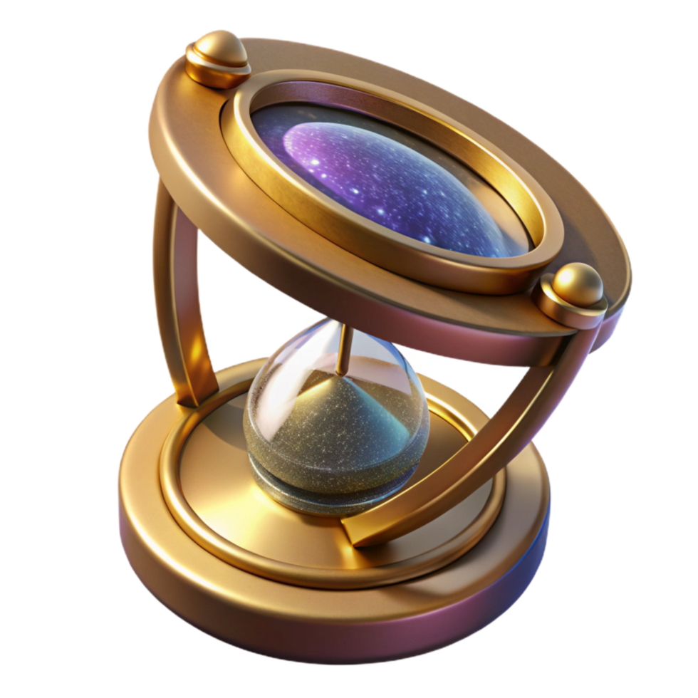 vibrant artistic Sundial with Long Shadow Transparent Background exclusive png