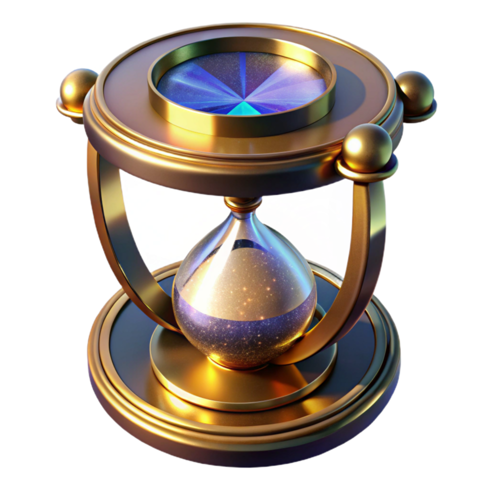 elegant modern Sundial with Long Shadow Transparent Background authentic png