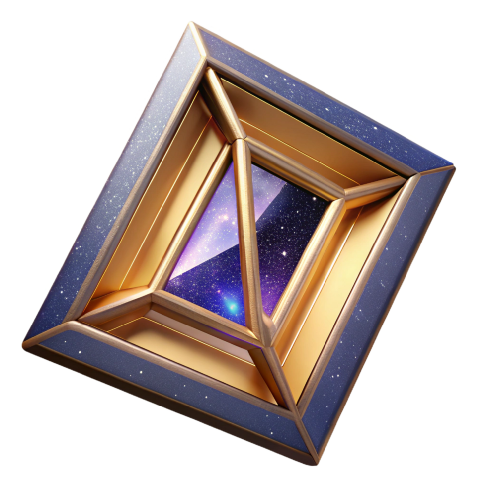 extraordinary abstract Ames Window Illusion Rotating Trapezoid Shape Isolated original png