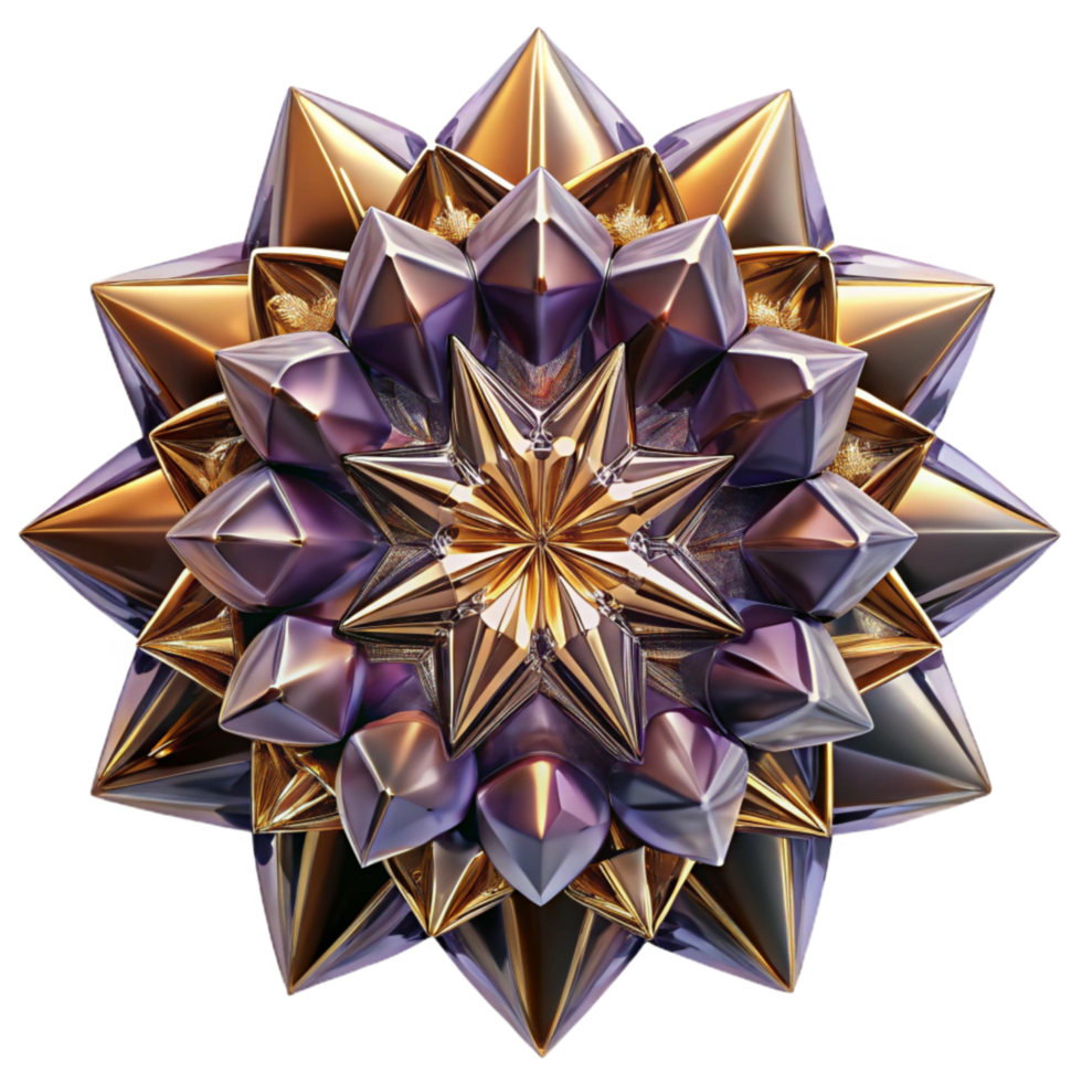 élégant abstrait angulaire kaléidoscope conception transparent Contexte élément authentique png