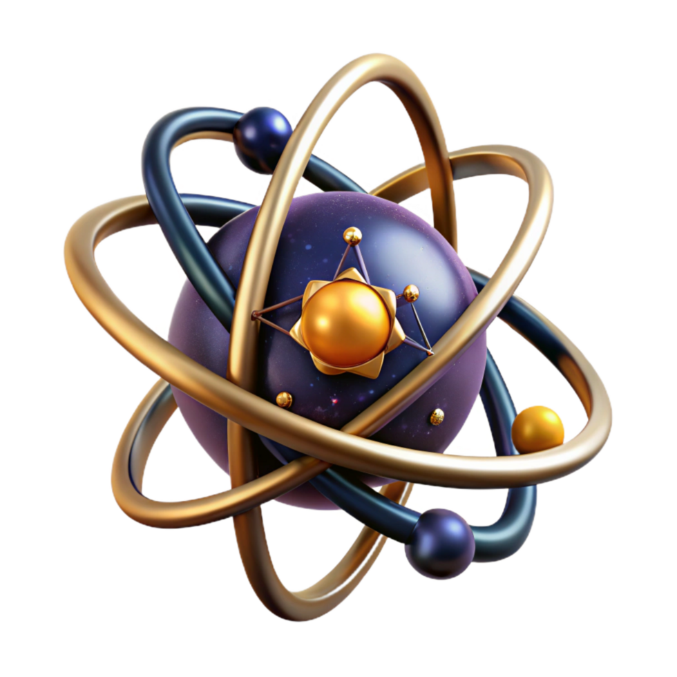 stunning classic Atomic Clock Diagram Cutout Element png