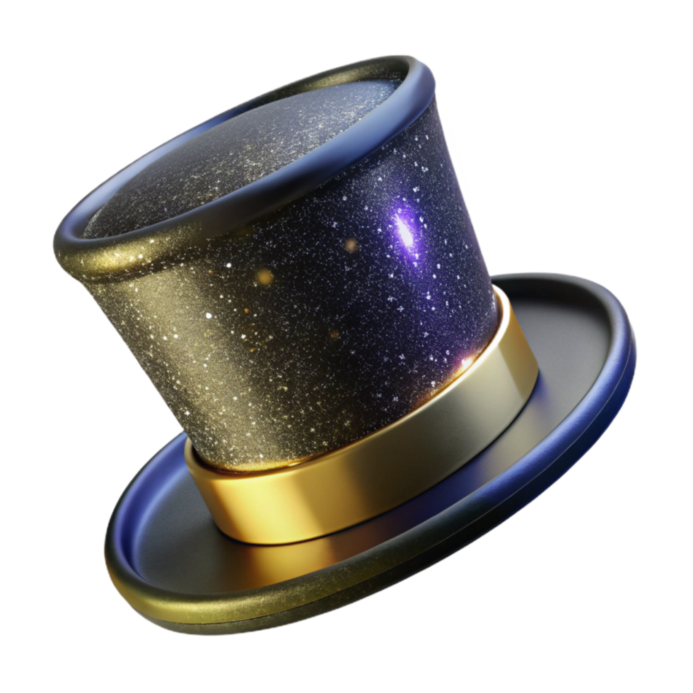 stunning creative Classic Black Top Hat Cutout Transparent Background original png