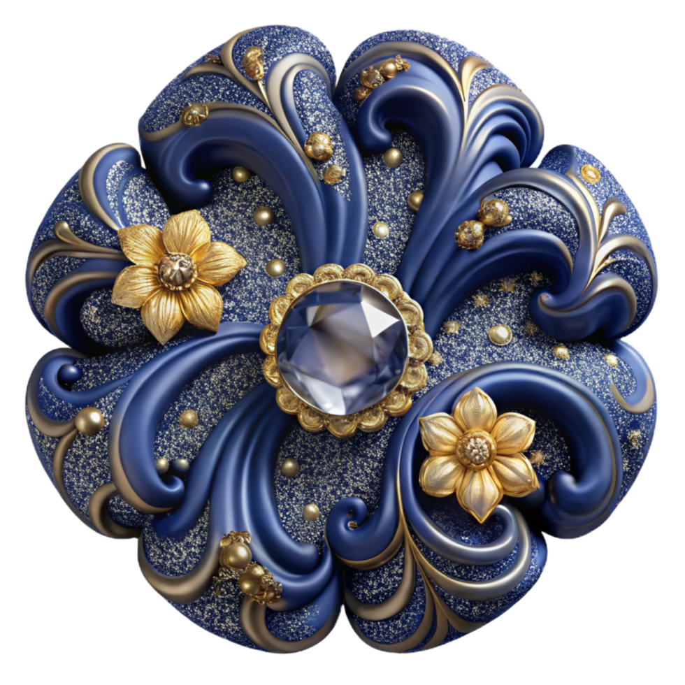 magnificent rustic Classic Navy Blue Floral Herringbone Paisley Textile Pattern Cutout original png
