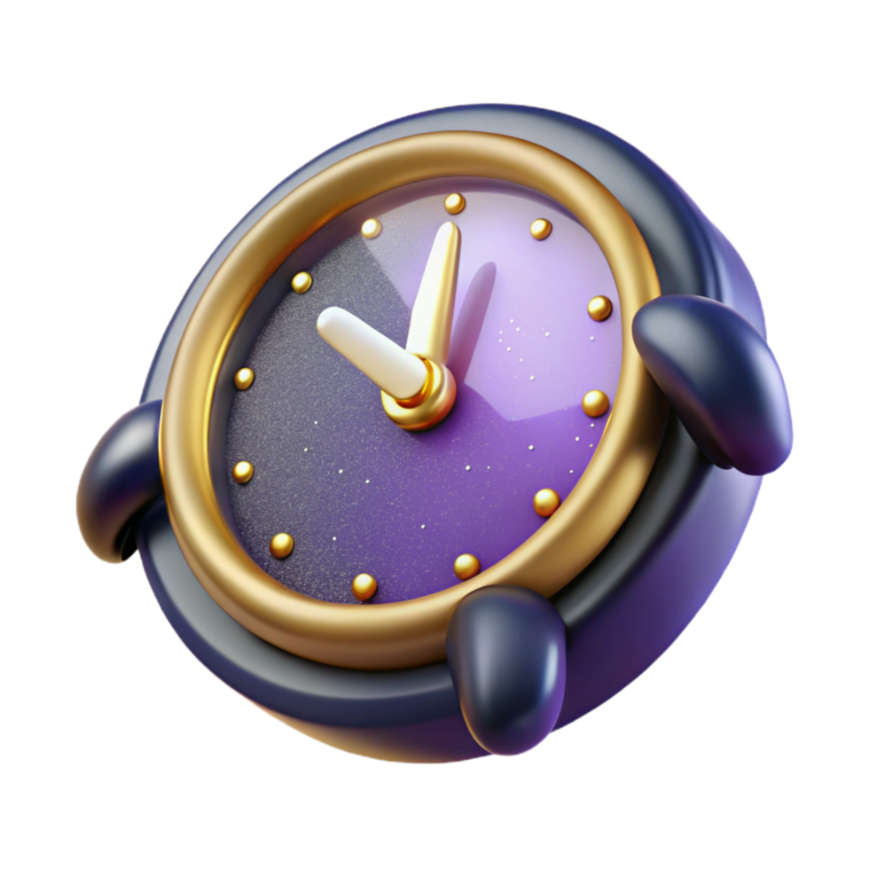 impressive creative Clock Hands Pointing to Midnight Cutout premium png