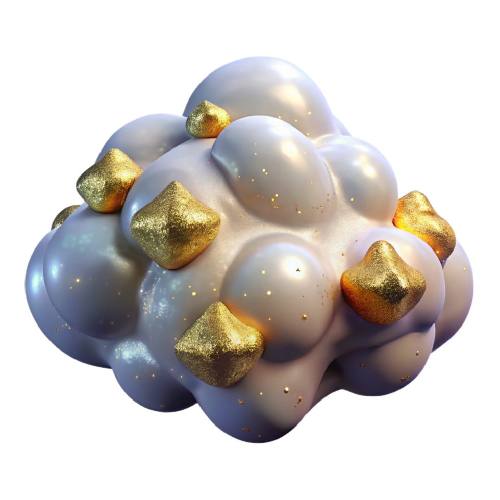 wonderful modern Cloud Formation Fractal Pattern Isolated Soft Lighting png