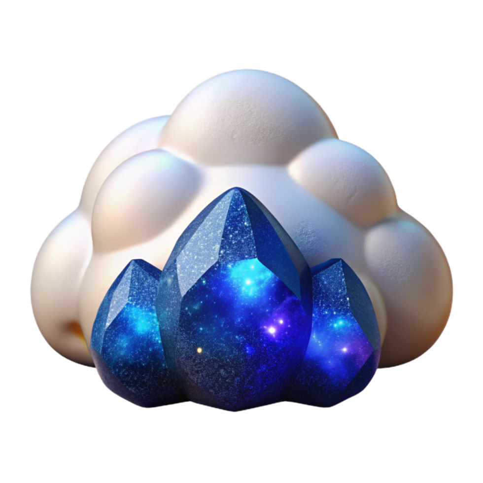 elegant vintage Cloud Silhouette Against Blue Sky White Cutout premium png