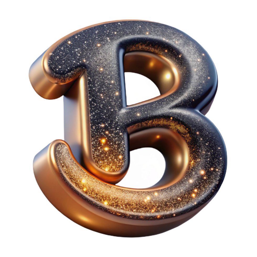 extraordinary classic Copperplate Calligraphy Initial B Isolated genuine png