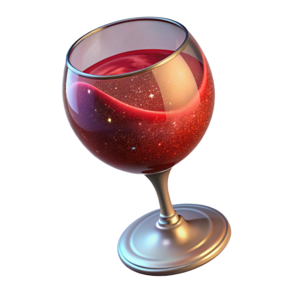 elegant contemporary Crimson Red Wine Glass Isolated Cutout exclusive png