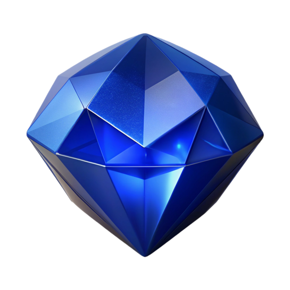 wonderful classic Deep Blue Sapphire Gemstone Cut Cutout png