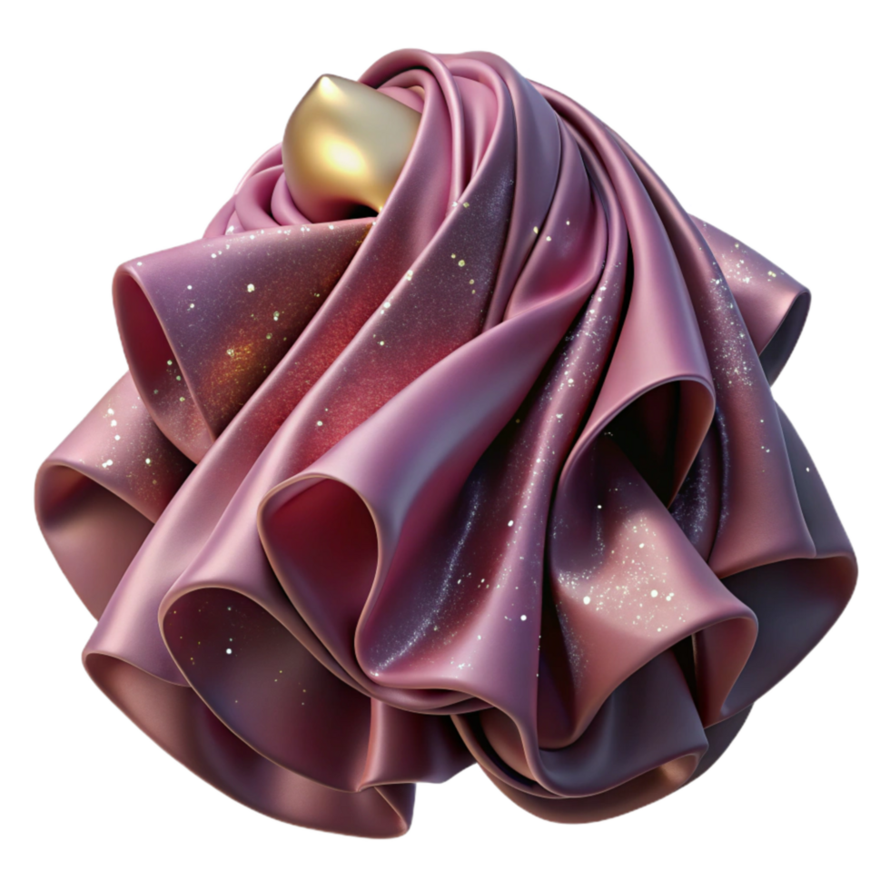 wonderful rustic Dusty Rose Fabric Draped Fold Isolated png