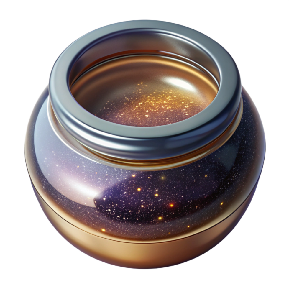 magnificent contemporary Empty Glass Jar Top View Cutout high resolution png
