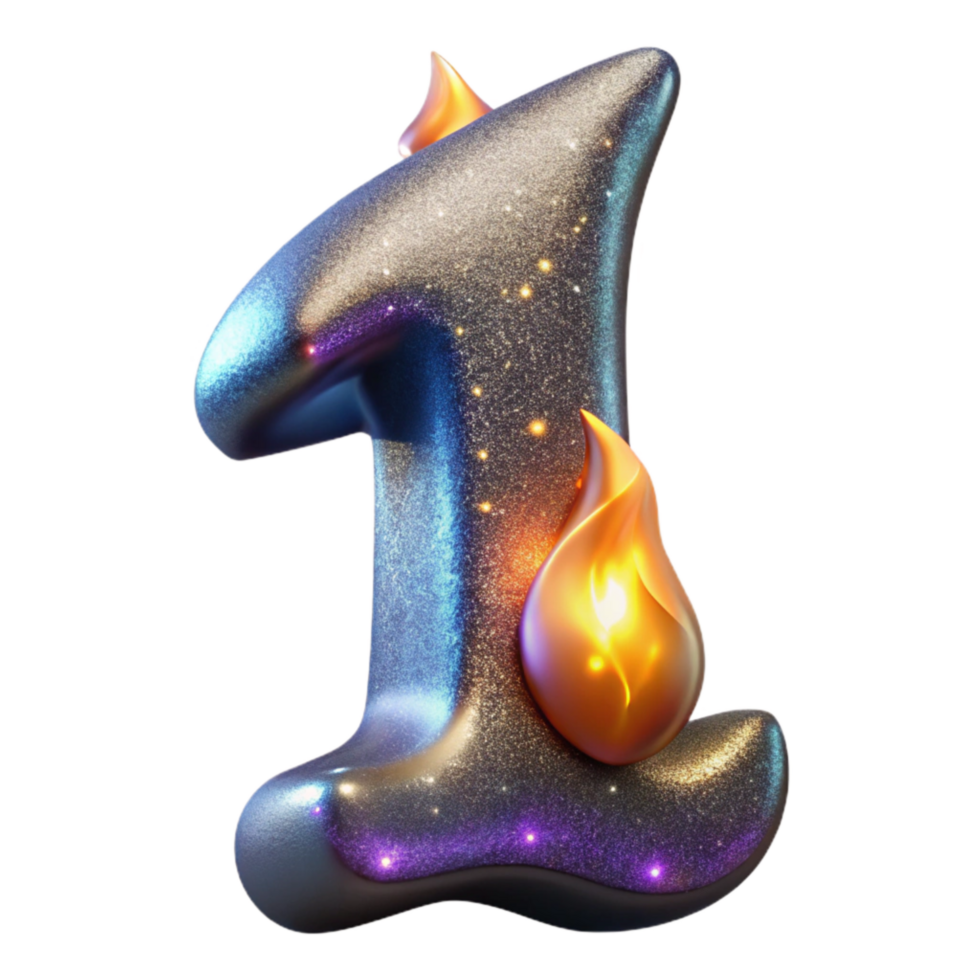 magnificent contemporary Flame Font Letter I Transparent Background authentic png