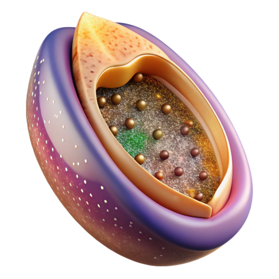 impressive classic Fruit Slice Cross Section Seed Arrangement Transparent Background png