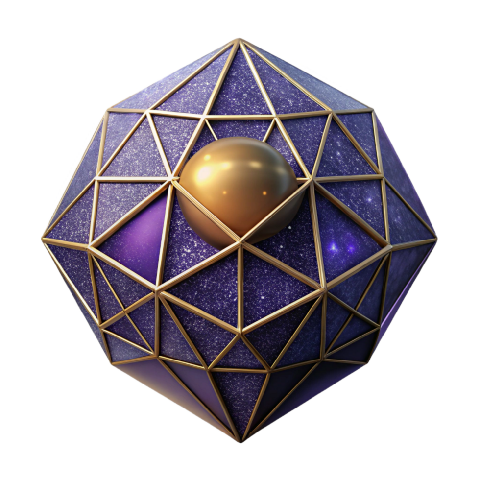 elegant creative Geometric Grid with 3d Effect Isolated Element high quality png