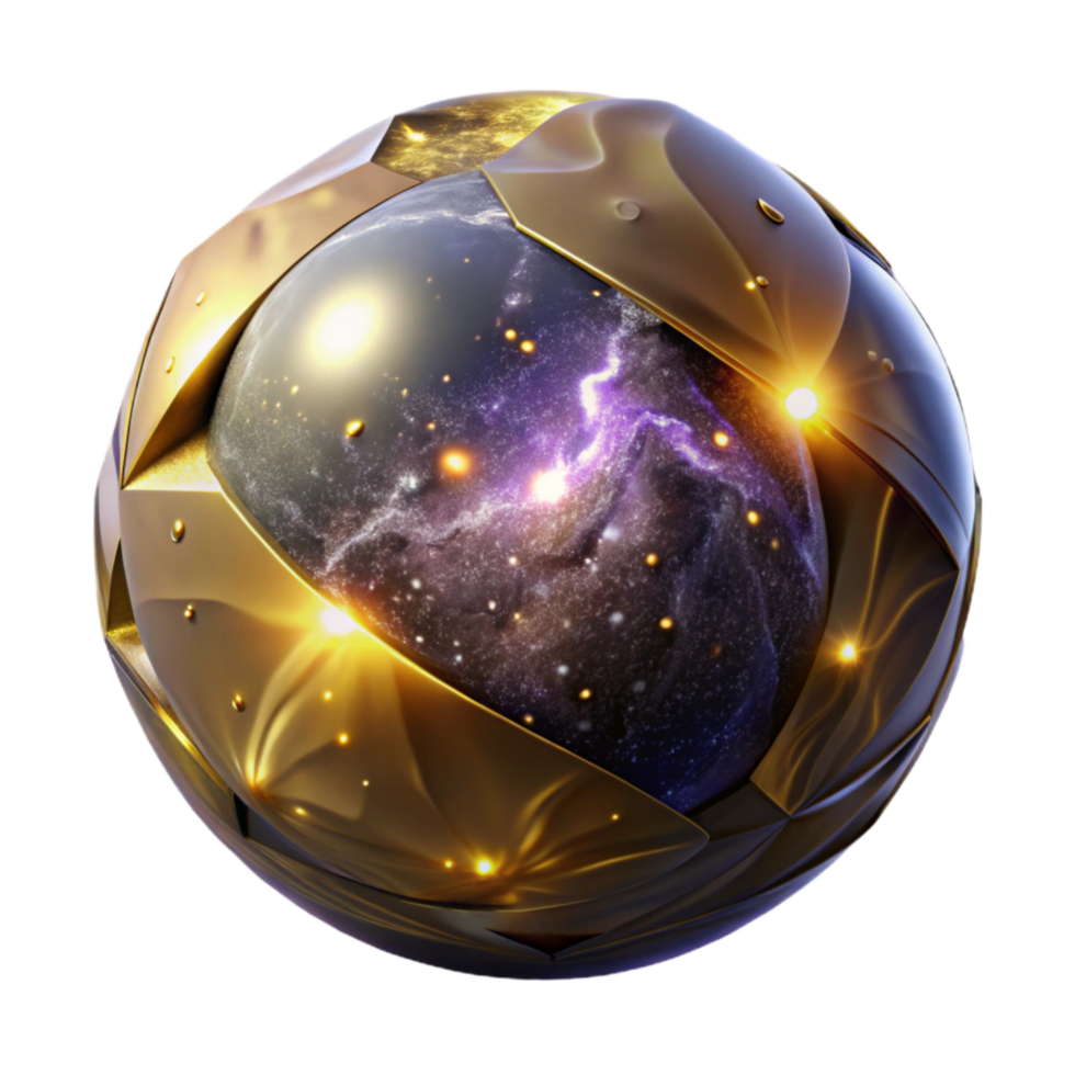 extraordinary modern Glowing Orb with Light Rays Cutout high resolution png