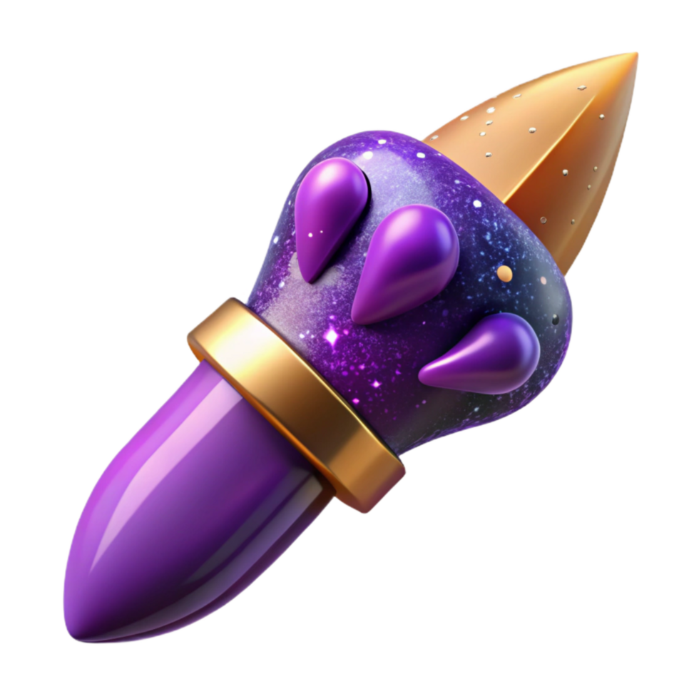 extraordinary abstract Grape Purple Paintbrush Isolated Element high resolution png