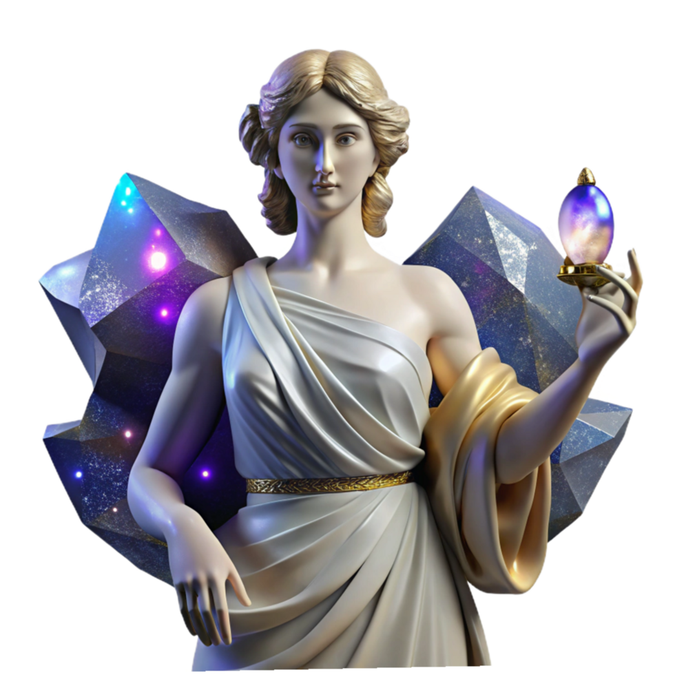 extraordinary rustic Greek Statue Female Drapery White Cutout exclusive png