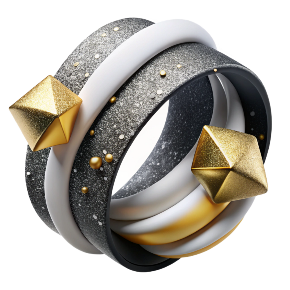 beautiful contemporary Mach Bands Illusion Gradient Contrast Black and White Cutout detailed png
