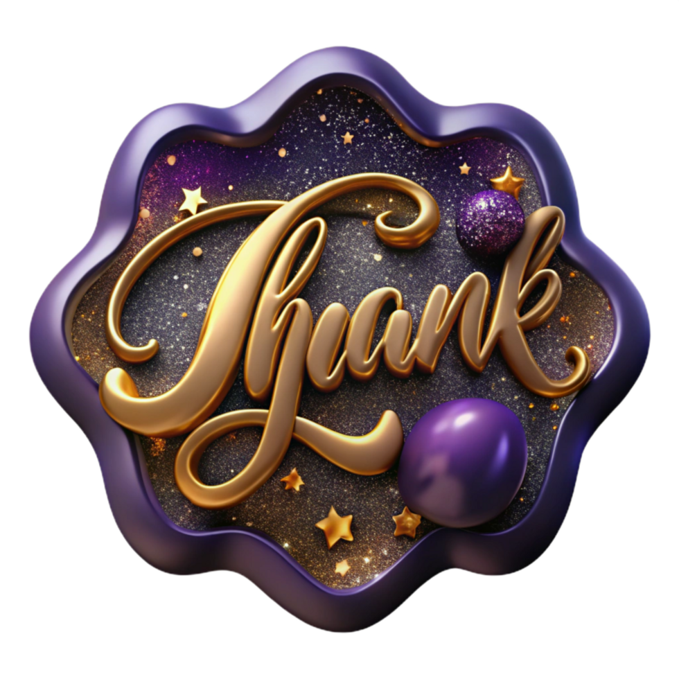 extraordinary abstract Modern Calligraphy Thank You Card Cutout original png