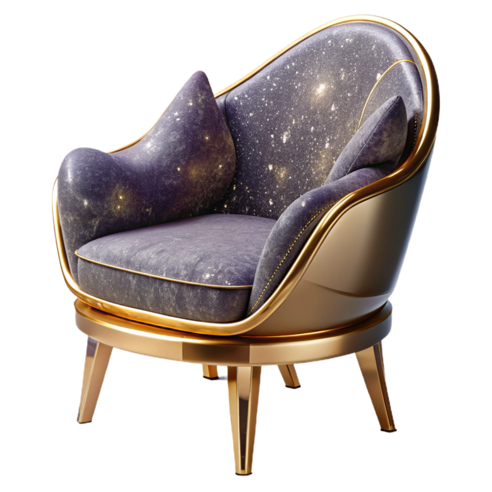 stunning artistic Modern Chair Side View Transparent Background genuine png