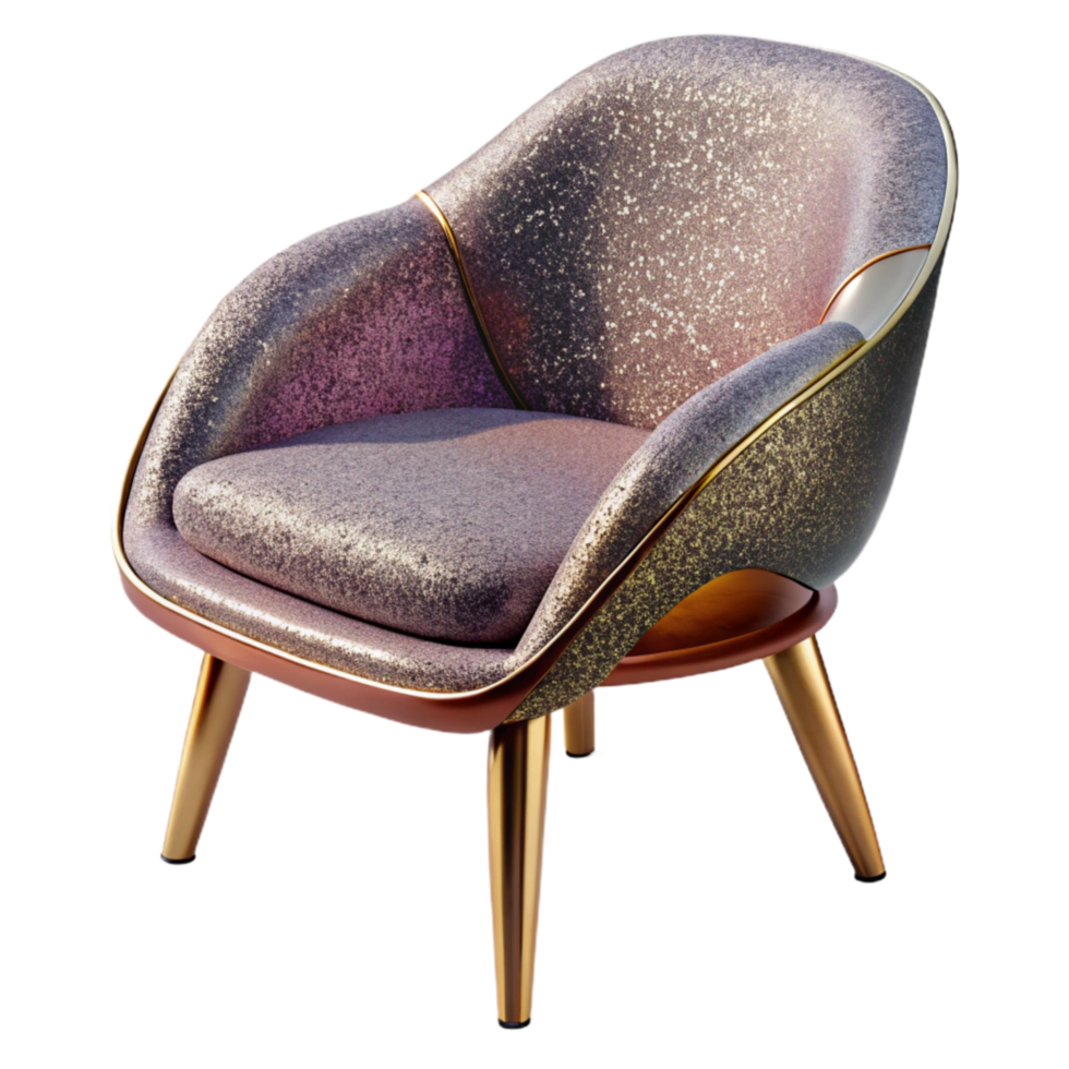 stunning artistic Modern Chair Side View Transparent Background authentic png