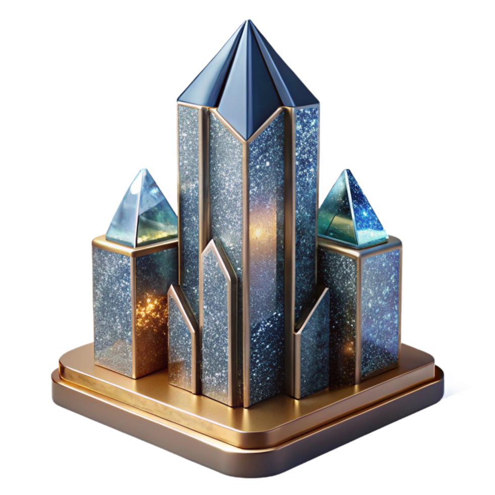 stunning vintage Modern Perspective Glass Skyscraper Transparent Background premium png